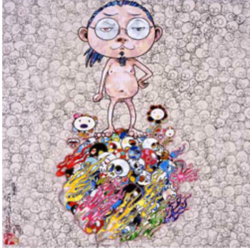 Takashi Murakami Naked Me Contemplates Death