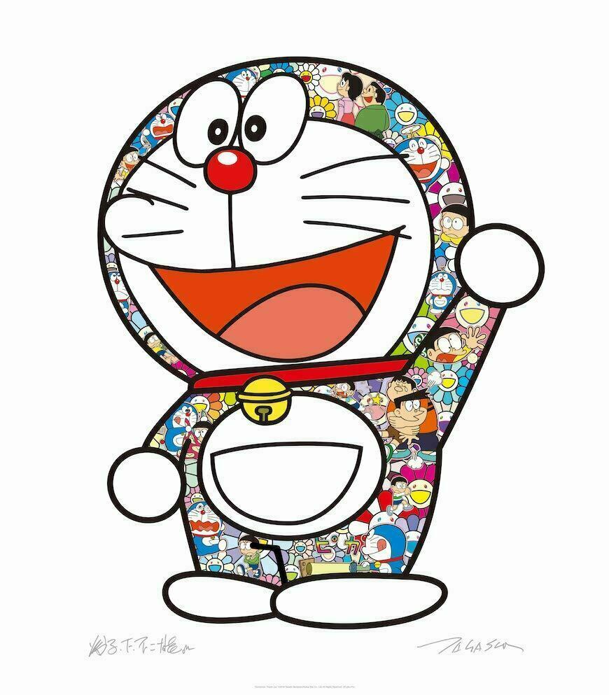 Takashi Murakami Doraemon Thank you
