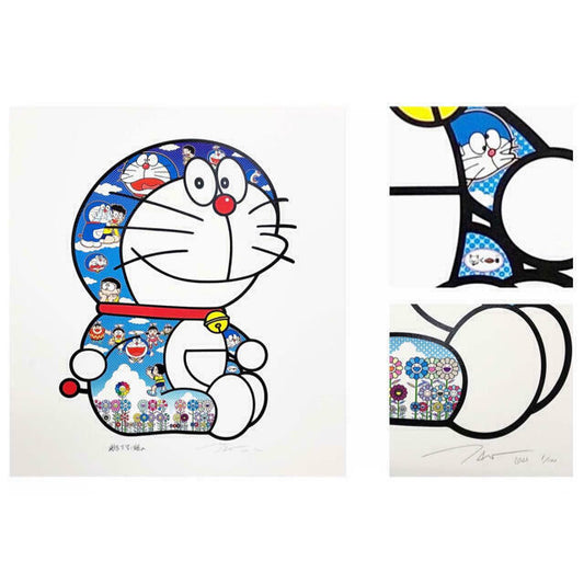 Takashi Murakami Doraemon Sitting Up: Weeping Some, Laughing Some ED 100