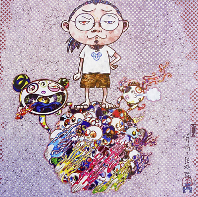 Takashi Murakami Mr.DOB Comes to Play His Flute