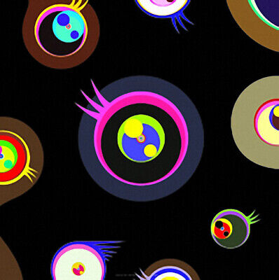 Takashi Murakami Jellyfish eyes Black 1