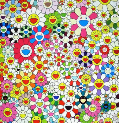 Takashi Murakami Girl In A Yellow Straw Hat Maiden in the Yellow Straw