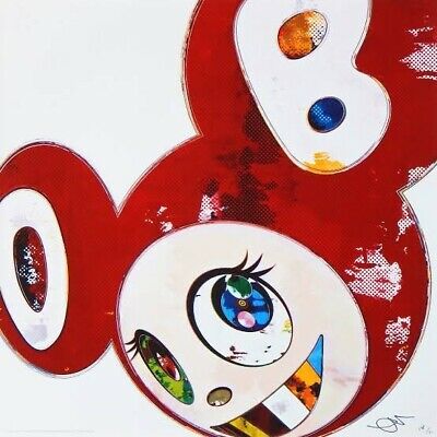 Takashi Murakami  And Then x 6 (Red Dot: Super Flood Method)
